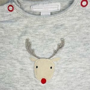 “The white company” reindeer onesie. 0-3M